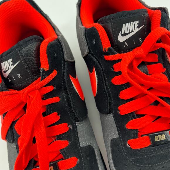 Nike Air Force 1/1 Unlocked By You ID DC6730 991 Mens 10.5 Black Orange Gray - Picture 7 of 10